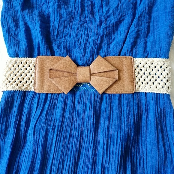 Elastic belt with bow - Picture 1 of 6